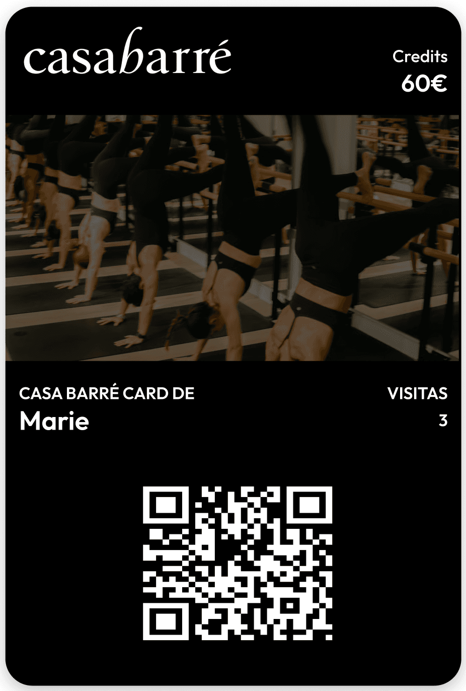 Casa Barré wallet pass for Marie