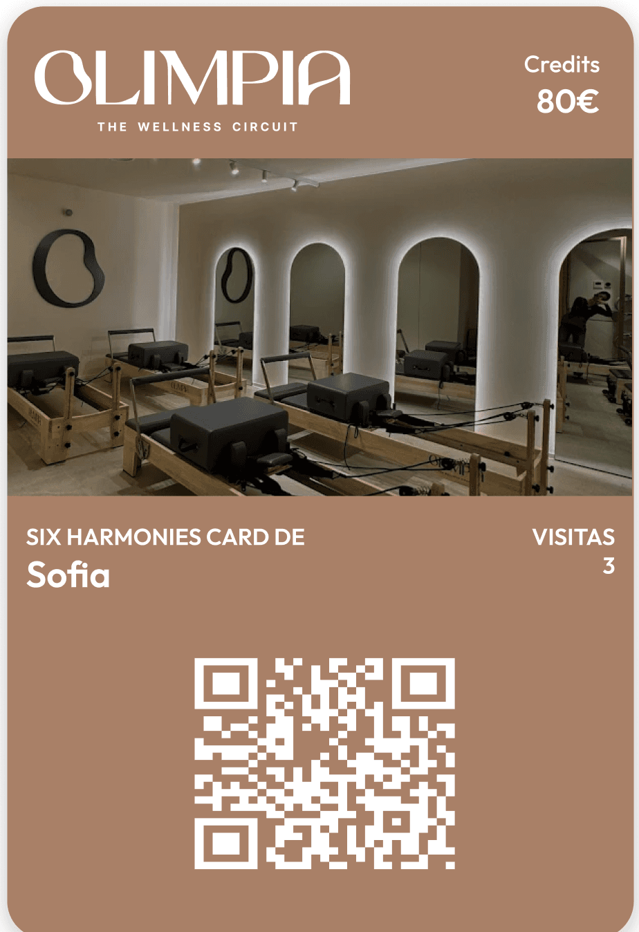 Olimpia wallet pass for Sofia