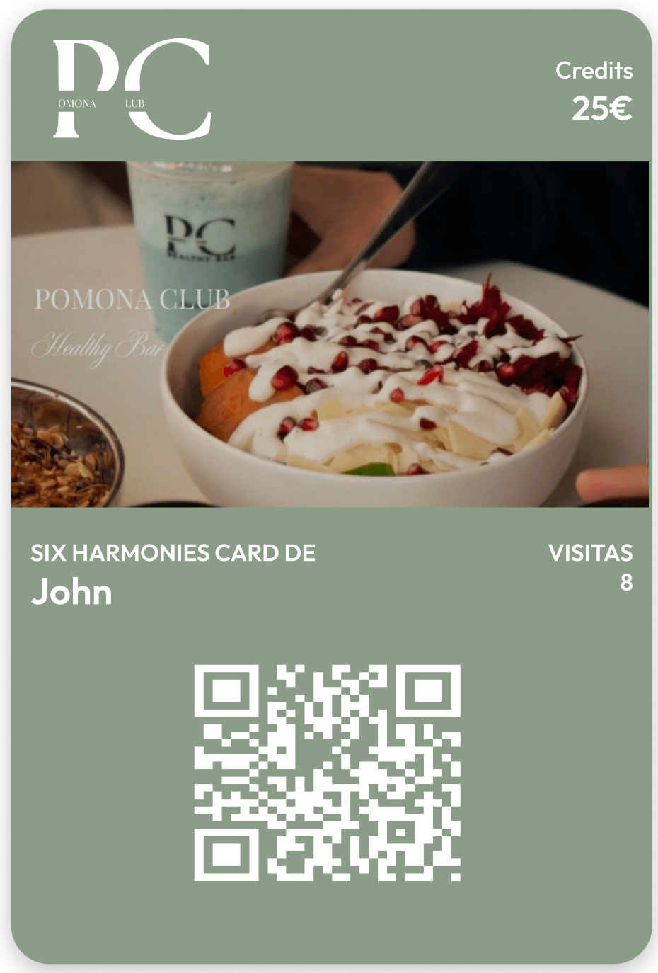 Pomona Club wallet pass for John